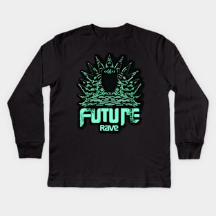 Future Rave Artwork Kids Long Sleeve T-Shirt